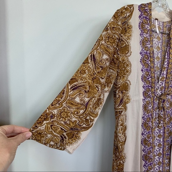 Free People Boho Maxi Dress Size XS - Picture 7 of 10